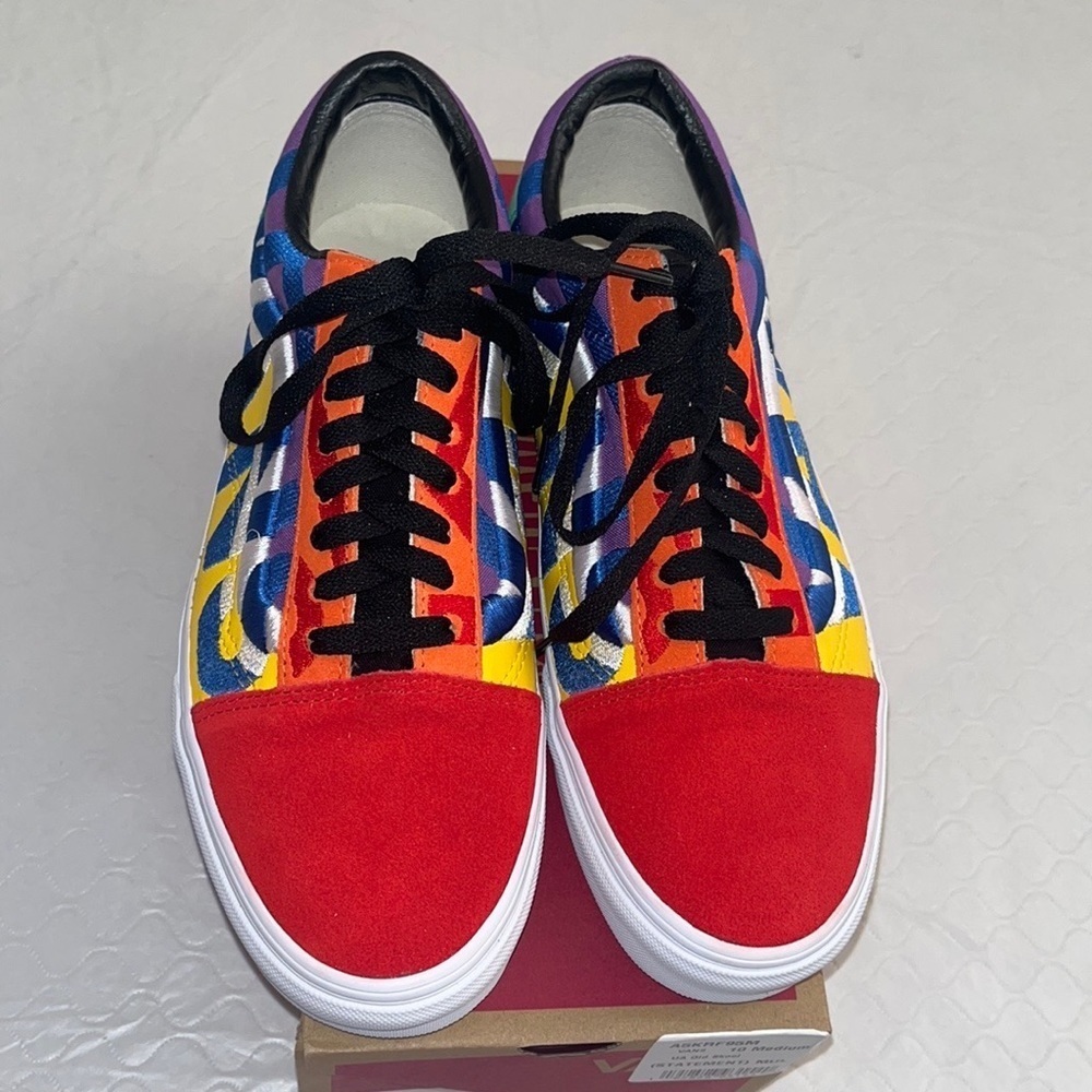 Vans Old Skool Statement Multicolor rainbow low top unisex sneakers
